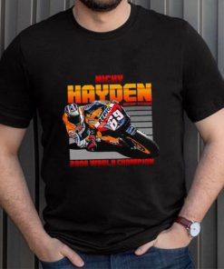 Nicky Hayden 2006 Motogp Champion Round neck T Shirt Unisex