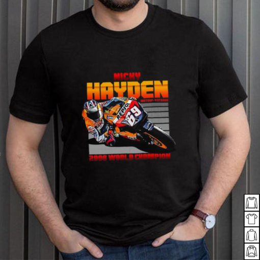 Nicky Hayden 2006 Motogp Champion Round neck T Shirt Unisex