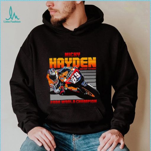 Nicky Hayden 2006 Motogp Champion Round neck T Shirt Unisex