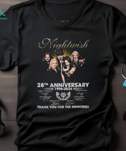Nightwish 28th Anniversary 1996–2024 Thank You For The Memories shirt