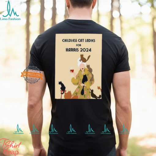 Nikki Barnes Childless Cat Ladies For Harris 2024 Shirt