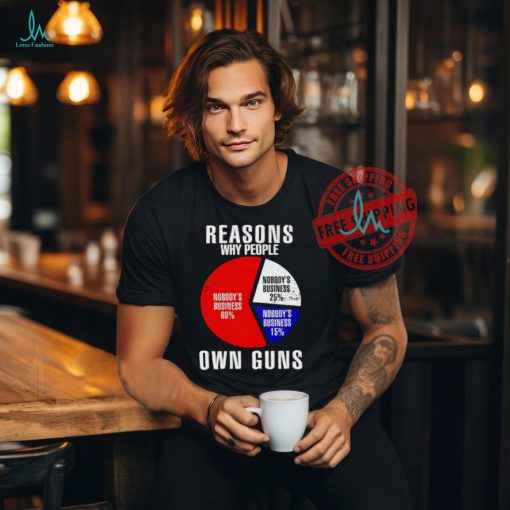 Nobody’s business reasons why people own guns shirt