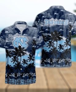 North Carolina Tar Heels Palms Tree Hawaiian Shirt