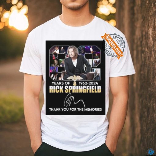 Not only this 62 years of 1962 2024 signature thank you for the memories shirt