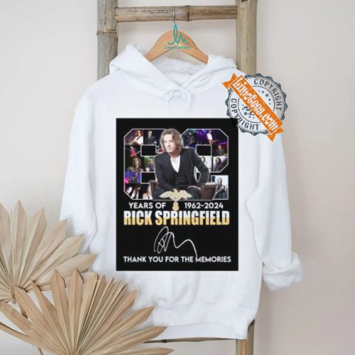 Not only this 62 years of 1962 2024 signature thank you for the memories shirt