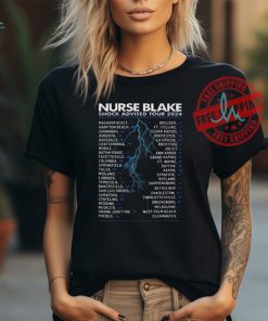 Nurseblake 2024 shock advised tour shirt