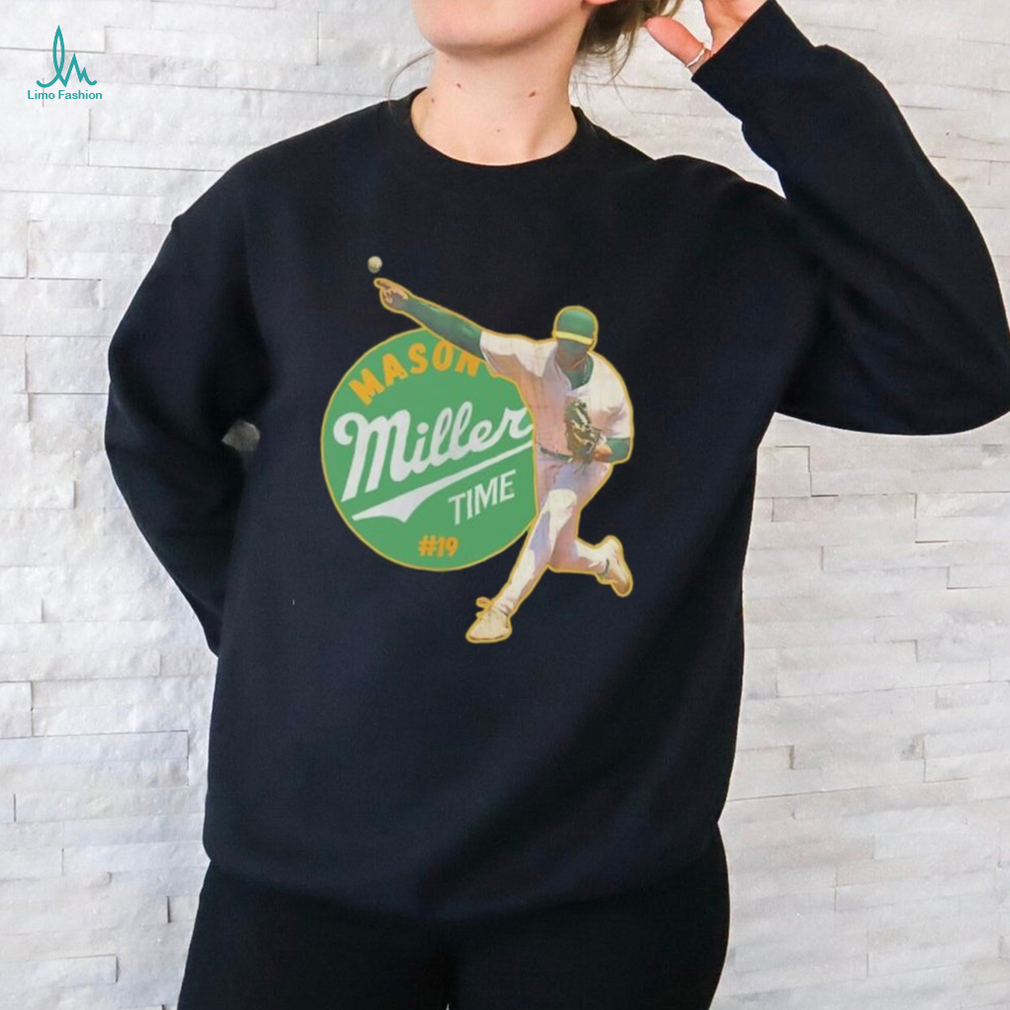 Oakland Athletics Mason Miller time pose shirt Oakland Athletics Mason Miller time pose shirt