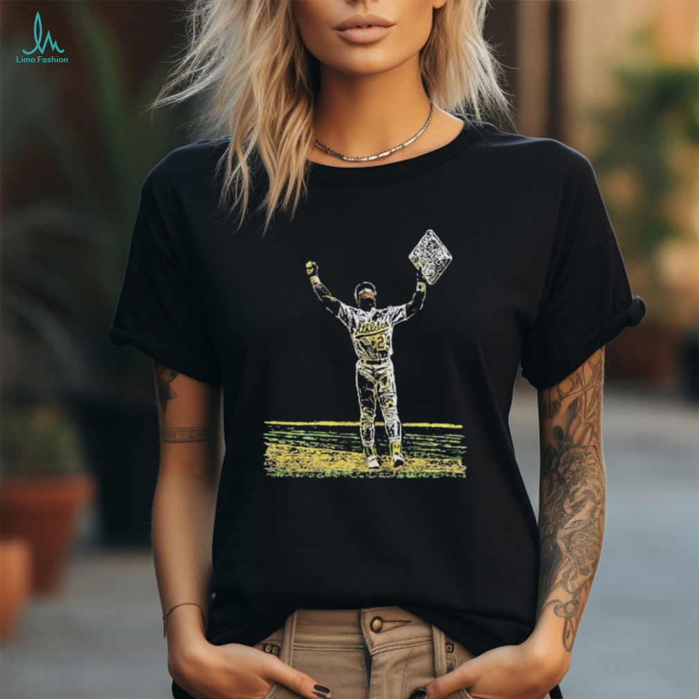 Oakland Athletics Rickey Henderson The Man Of Steal Shirt Oakland Athletics Rickey Henderson The Man Of Steal Shirt
