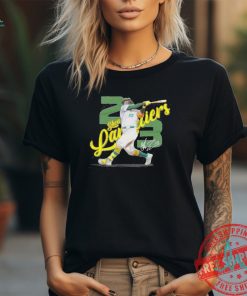 Oakland Athletics Shea Langeliers 23 signature slugger swing shirt