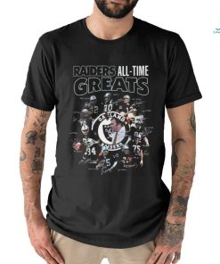 Oakland Raiders Members All Time Greats T Shirt