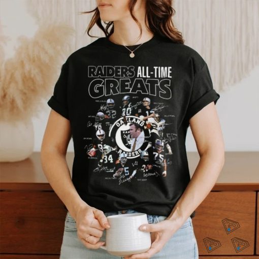 Oakland Raiders Members All Time Greats T Shirt