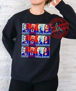 Obama Hope Trump Hate Biden Heal Harris Grow vintage shirt’