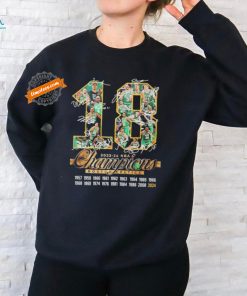 Official 18 Times 2023 24 Champions Boston Celtics Signature Unisex T Shirt