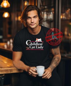 Official 2024 Childless Cat Lady T Shirt