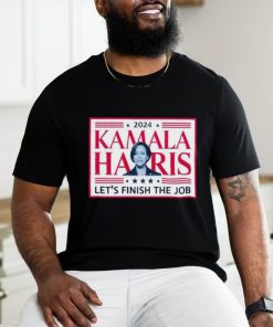 Official 2024 Kamala Harris Let’s Finish The Job Madam President Make America Great Again T shirt