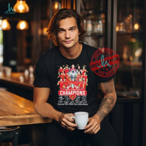 Official 2024 Spain UEFA Euro Champions Signature Thank You For The Memories Unisex T Shirt