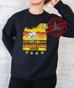 Official 2024 UEFA Euro Champions Spain Unisex T Shirt