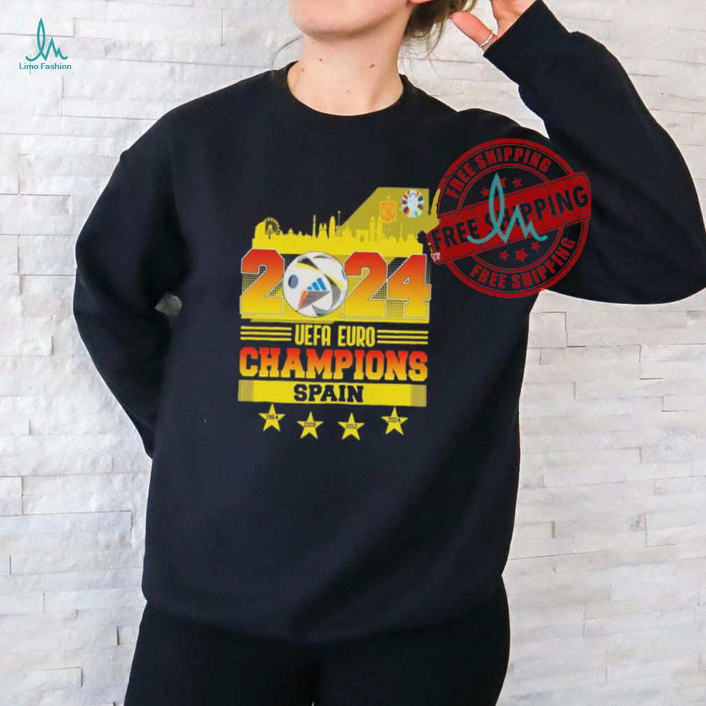 Official 2024 UEFA Euro Champions Spain Unisex T Shirt Official 2024 UEFA Euro Champions Spain Unisex T Shirt