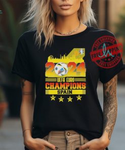 Official 2024 UEFA Euro Champions Spain Unisex T Shirt
