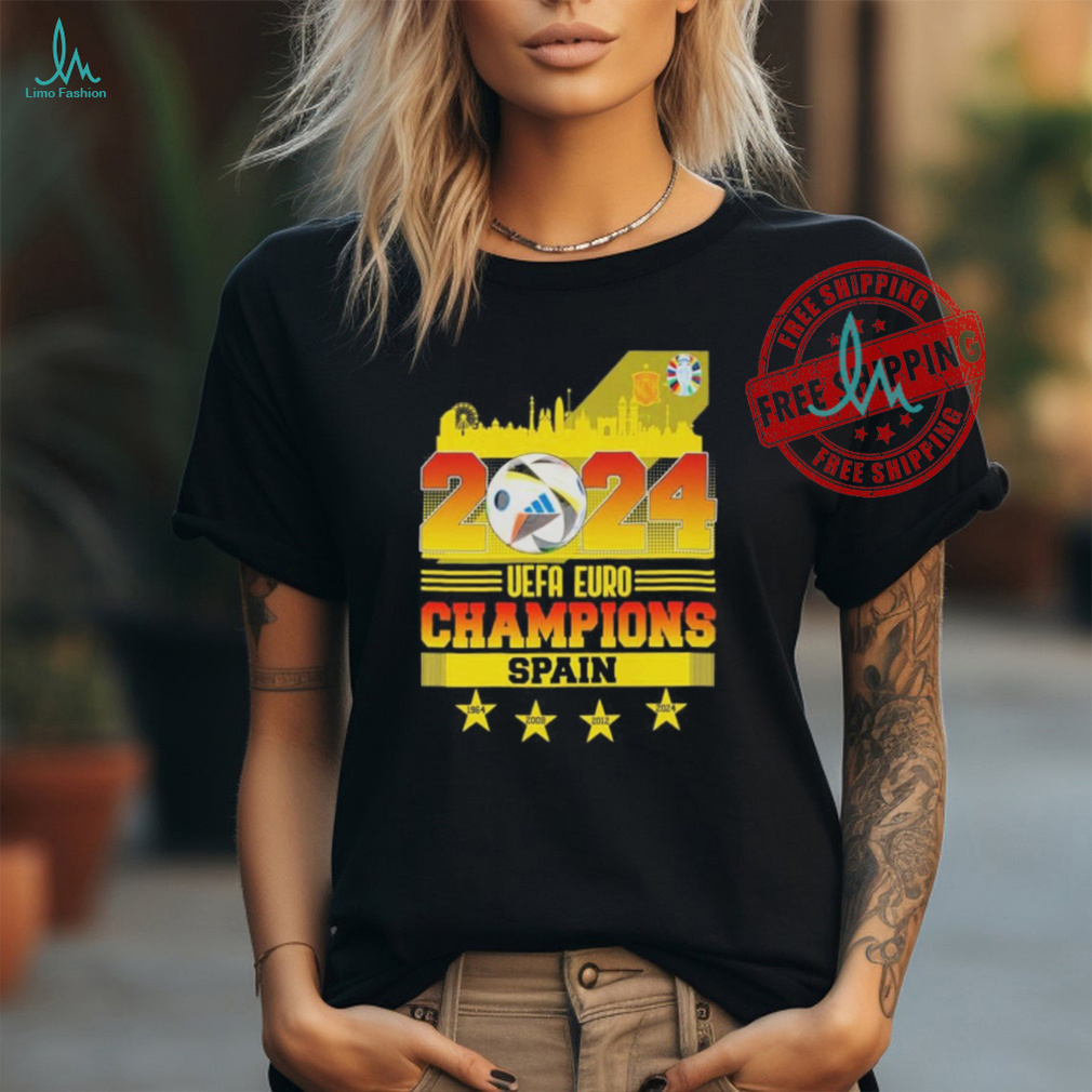 Official 2024 UEFA Euro Champions Spain Unisex T Shirt Official 2024 UEFA Euro Champions Spain Unisex T Shirt