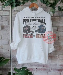Official 2024 pro Football hall of fame game texans vs bears T shirt