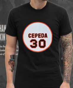 Official 30 Orlando Cepeda San Francisco Giants Memories Logo Shirt