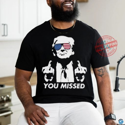 Official 39 84 Donald Trump Tee Shirt YOU MISSED FIGHT! MAGA shirt