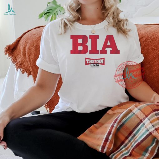 Official 97.1 the fan Bia Sport radio t shirt