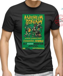 Official A Wilhelm Scream Jul 24 2024 Nazca Club Madrid Spain Poster shirt