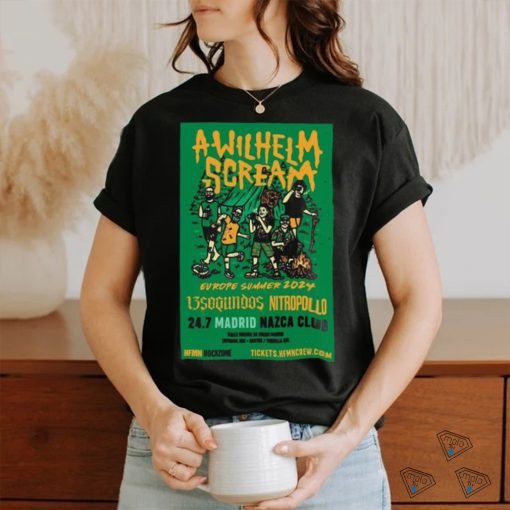 Official A Wilhelm Scream Jul 24 2024 Nazca Club Madrid Spain Poster shirt