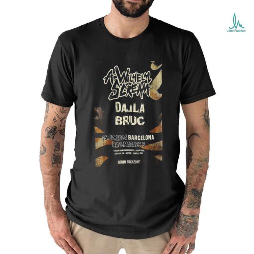 Official A Wilhelm Scream Razzmatazz 2 Barcelona Spain Jul 25 2024 Poster shirt