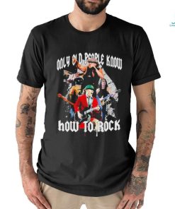 Official AC DC Only Old People Know How To Rock T Shirt