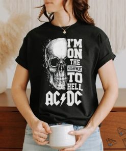 Official ACDC I Am On The Highway To Hell Rock On T Shirt