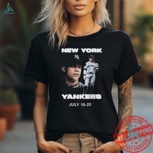 Official Aaron Judge New York Yankees July 18 20 Tour 2025 shirt
