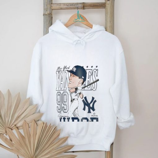 Official Aaron Judge New York Yankees New Era Caricature T Shirt