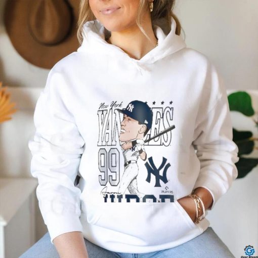 Official Aaron Judge New York Yankees New Era Caricature T Shirt