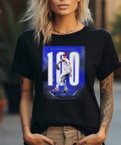 Official Aaron Nola Phillies 100 One Hundred Career Wins Congratulations, Nols Shirt