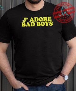 Official Ajhiaa wearing j’ adore bad boys T shirt