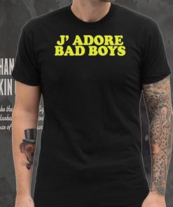 Official Ajhiaa wearing j’ adore bad boys T shirt