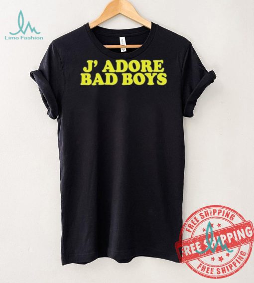 Official Ajhiaa wearing j’ adore bad boys T shirt