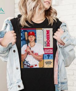Official Alec Bohm Phillies National League Third Baseman 2024 All Star Game Shirt