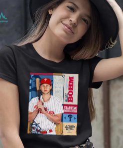 Official Alec Bohm Phillies National League Third Baseman 2024 All Star Game Shirt