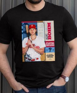 Official Alec Bohm Phillies National League Third Baseman 2024 All Star Game Shirt