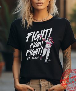 Official Alec Burleson St. Louis Cardinals Fight Fight Fight Shirt