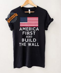 Official America Number One Again And Build A Wall T Shirt