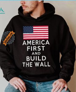 Official America Number One Again And Build A Wall T Shirt