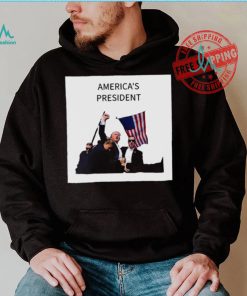 Official AmericaS President Trump Fist In Air T Shirt