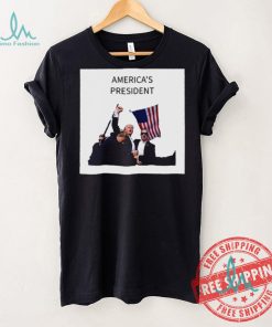 Official AmericaS President Trump Fist In Air T Shirt