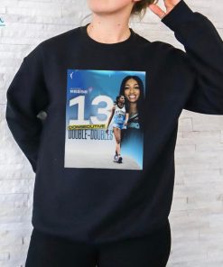 Official Angel Reese 2024 The WNBA 13 Consecutive Double Doubles Chicago Sky poster t shirt
