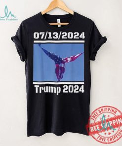 Official Angel flag at Trump rally Trump 07 13 2024 miracle T shirt, hoodie, sweater, long sleeve and tank top Official Angel flag at Trump rally Trump 07 13 2024 miracle T shirt